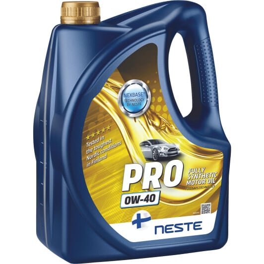 Моторное масло Neste PRO 0W-40 4 л на Nissan Vanette