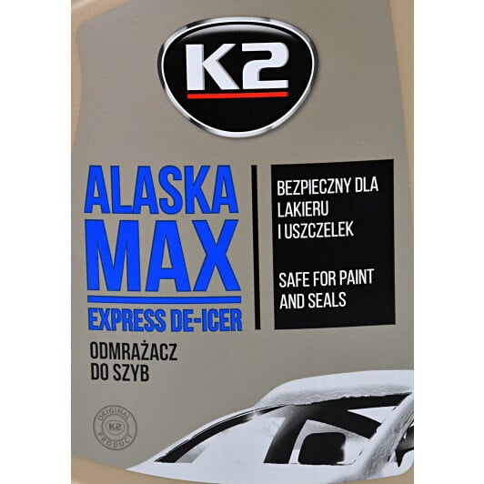 K2 Alaska Max, 700 мл (K607) размораживатель стекол 700 мл