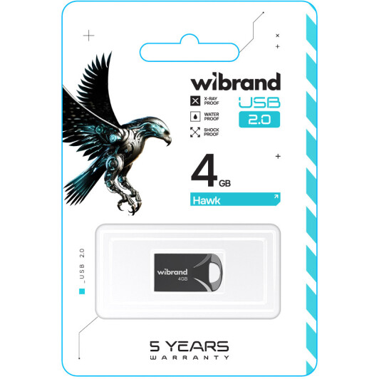 Флешка Wibrand Hawk 4 ГБ