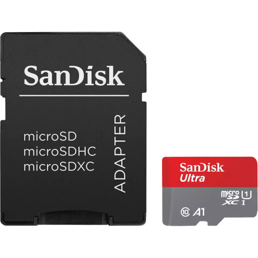 Карта памяти SanDisk Ultra microSDHC 32 ГБ с SD-адаптером
