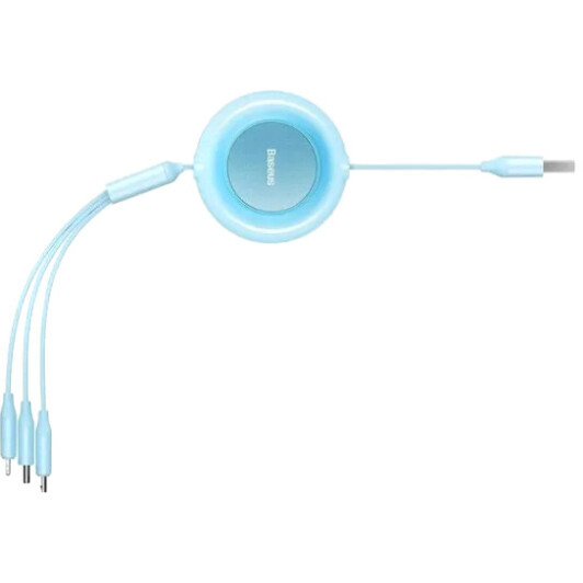 Кабель 3 в 1 Baseus USB - Apple Lightning - type-C - Micro USB Bright Mirror 2 CAMJ010017 1,1 м