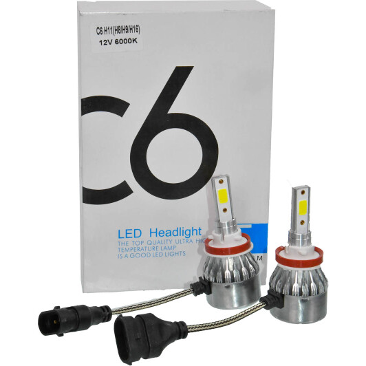 Автолампа HeadLight C6 H11 PGJ19-2 30 W 0000007378
