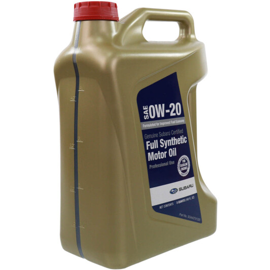 Олива Subaru Synthetic Motor Oil 0W-20 4,73 л на Isuzu Rodeo