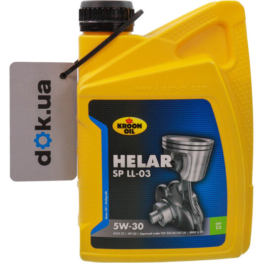 Олива Kroon Oil Helar SP LL-03 5W-30 для Mercedes A-Class 1 л на Mercedes A-Class