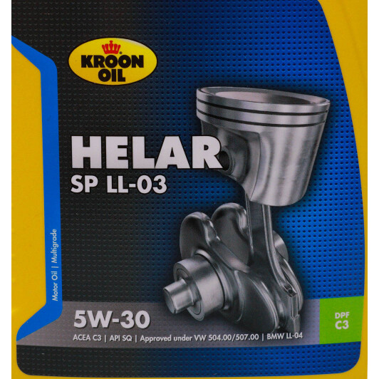 Олива Kroon Oil Helar SP LL-03 5W-30 для Mercedes A-Class 1 л на Mercedes A-Class