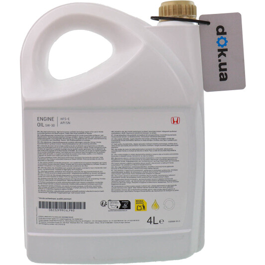 Олива Honda HFS-E 5W-30 4 л на Isuzu Rodeo