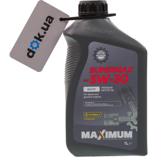 Масло Maximum SuperMax 5W-30 на MINI Cooper