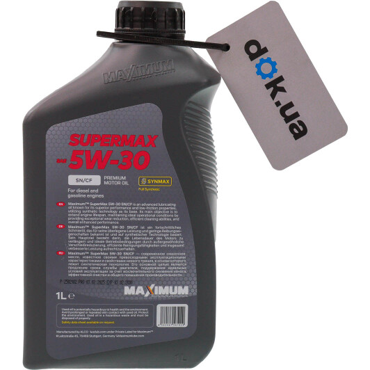 Масло Maximum SuperMax 5W-30 на MINI Cooper