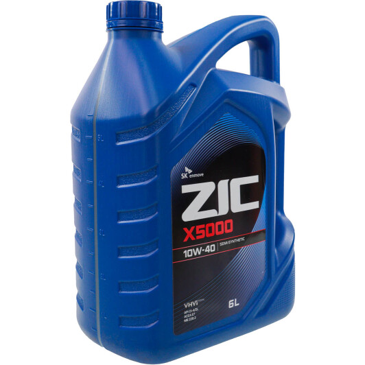 Масло ZIC X5000 10W-40 6 л на Porsche Cayenne