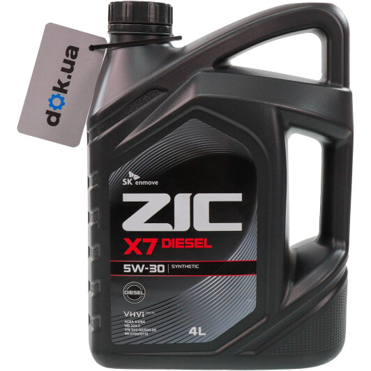 Олива ZIC X7 Diesel 5W-30 для Chrysler 300C 4 л на Chrysler 300C