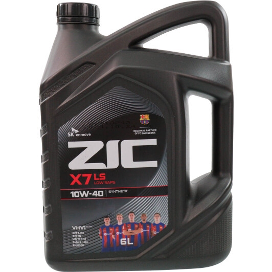 Олива ZIC X7 LS 10W-40 6 л на Isuzu Rodeo