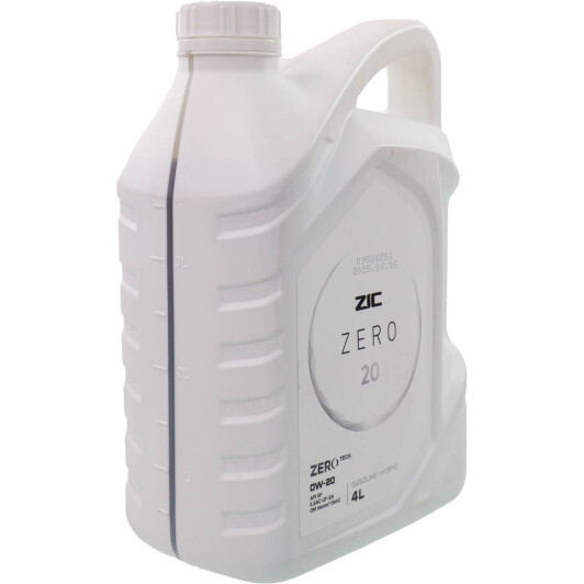 Олива ZIC ZERO 20 0W-20 4 л на Mitsubishi Pajero