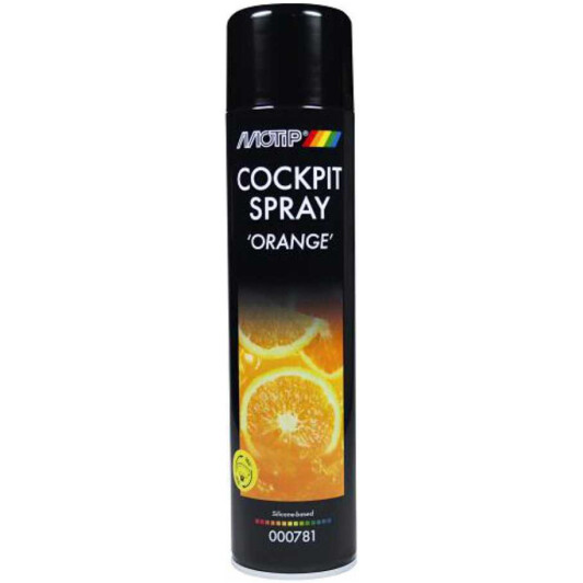 Очищувач-поліроль пластика MOTIP COCPIT SPRAY ORANGE