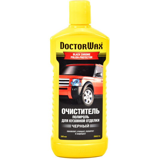 Кольоровий поліроль для кузова DoctorWax Очищувач чорний