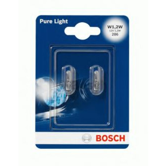 Автолампа Bosch Pure Light PY21W W2x4,6d 1,2 W прозрачная 1987301024