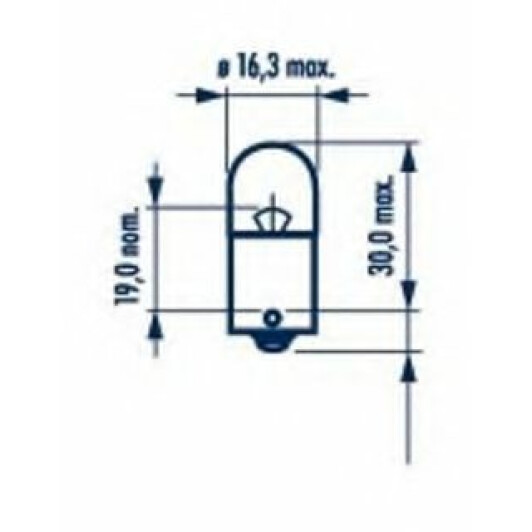 Автолампа Narva R5W BA15s 5 W прозора 17181