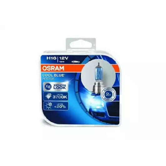 Автолампа Osram Cool Blue Intense H16 19 W светло-голубая 64219cbihcb