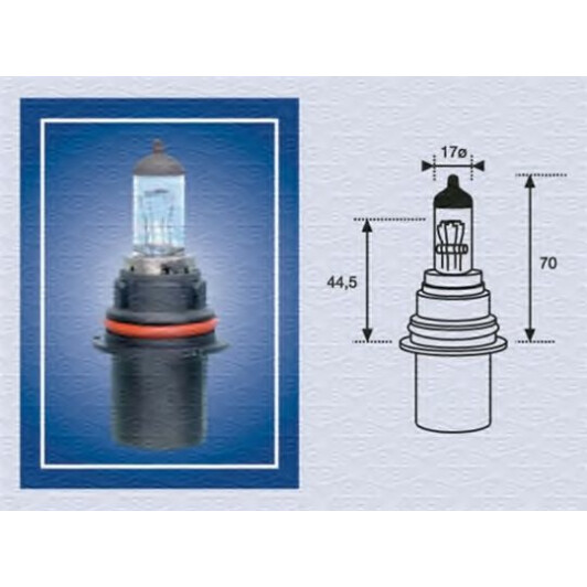 Автолампа Magneti Marelli HB1 P29t 45 W 65 W прозора 002555200000