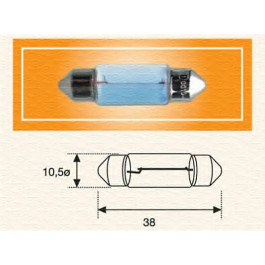 Автолампа Magneti Marelli B2,4W SV8,5-8 10 W прозора 009461100000