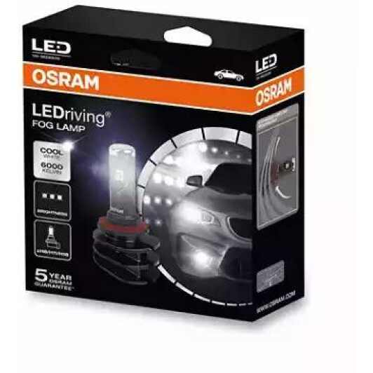 Автолампа Osram H8 / H11 / H16 PGJ19-1/2/3 13 W 66220CW