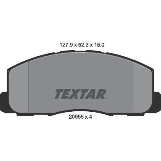 Тормозные колодки Textar 2095501
