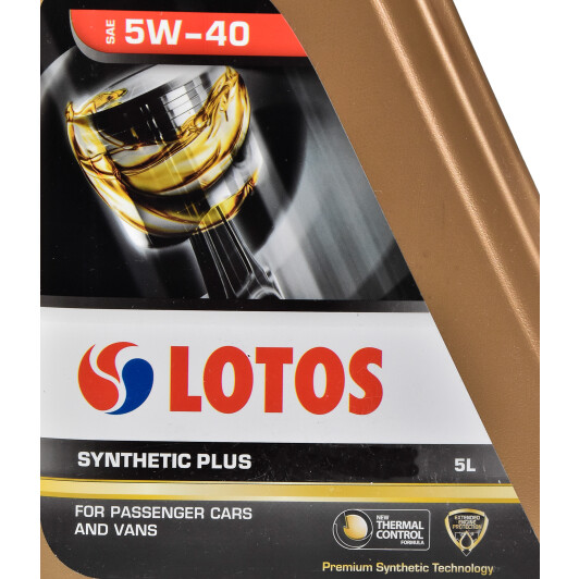Моторное масло LOTOS Synthetic Plus 5W-40 5 л на Ford Mustang