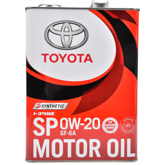 Моторное масло Toyota SP 0W-20 4 л на Opel Zafira