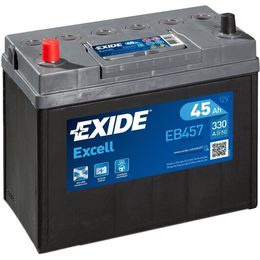 Акумулятор Exide 6 CT-45-L Excell EB457