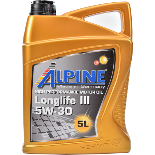 Моторное масло Alpine Longlife III 5W-30 5 л на Volvo XC70