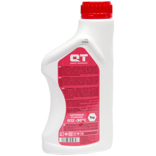 QT Standard G12 красный -30 °C готовый антифриз