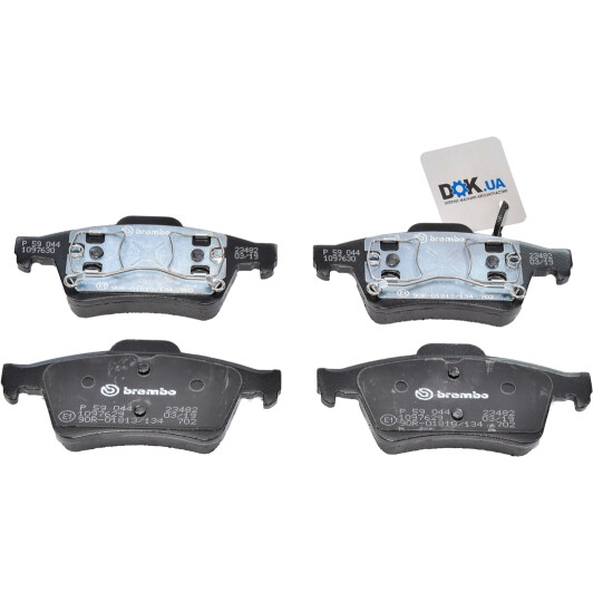 P 59 044 Brembo Тормозные колодки