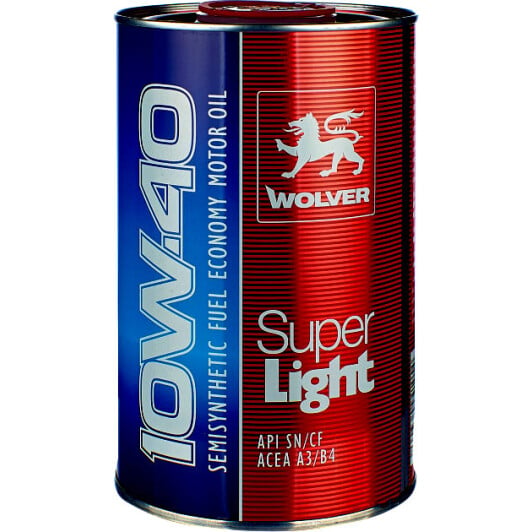 Моторное масло Wolver Super Light 10W-40 1 л на Daewoo Prince