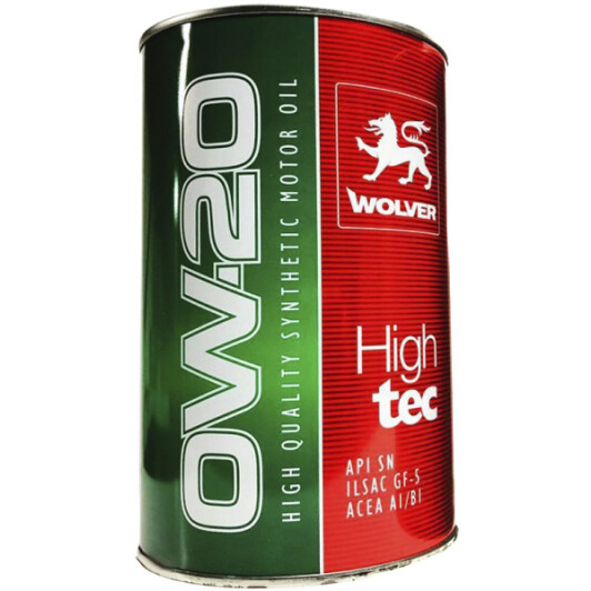 Моторное масло Wolver HighTec 0W-20 1 л на Daihatsu Trevis