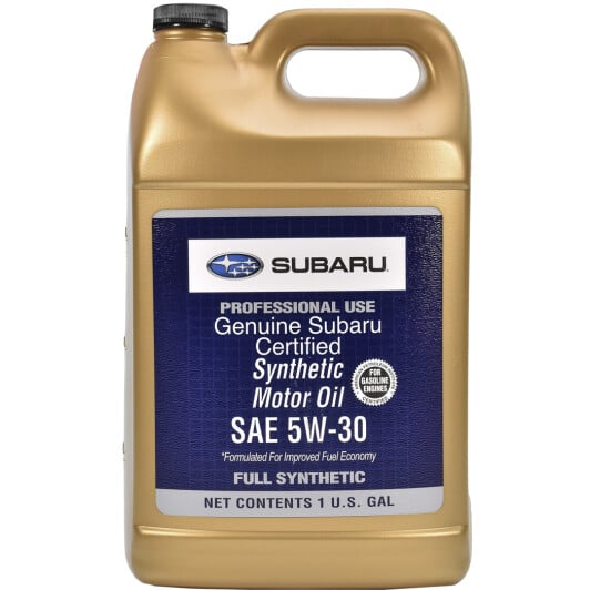 Моторное масло Subaru Certified Motor Oil 5W-30 3,78 л на BMW 3 Series