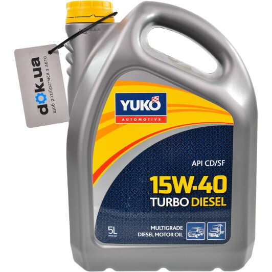 Моторное масло Yuko Turbo Diesel 15W-40 5 л на Chevrolet Corvette