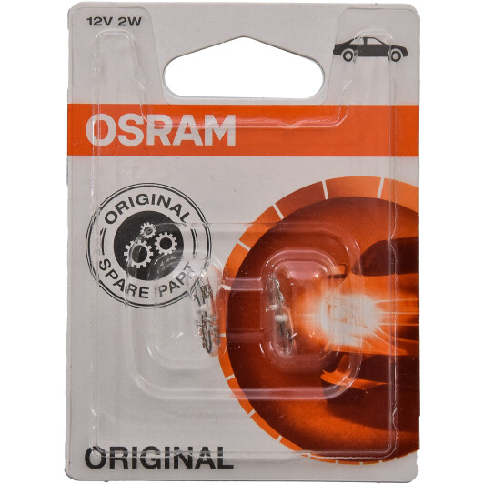 Автолампа Osram Original W2W W2x4,6d 2 W прозрачная 272202B