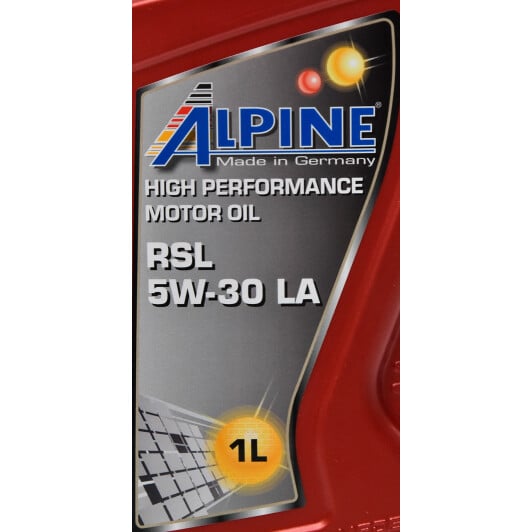 Моторное масло Alpine RSL LA 5W-30 1 л на Alfa Romeo 146