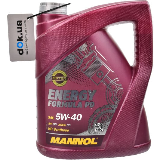 Моторное масло Mannol Energy Formula PD 5W-40 5 л на Mazda 323
