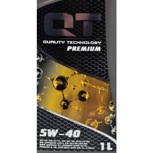 Моторное масло QT Premium 5W-40 1 л на Dodge Dart