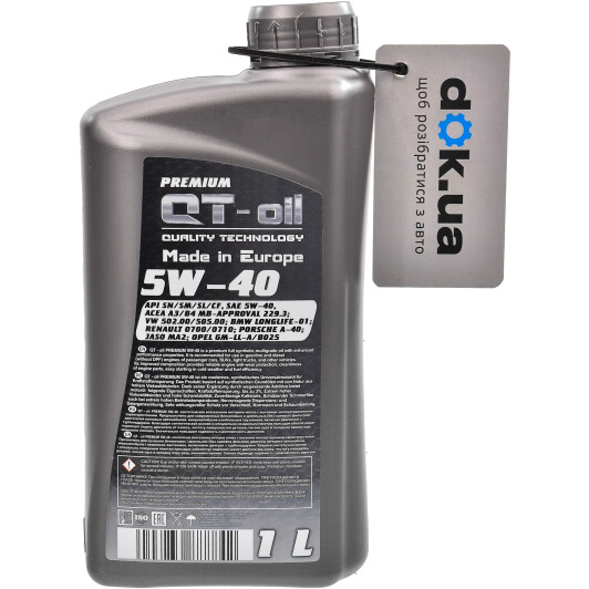 Моторное масло QT Premium 5W-40 1 л на Iveco Daily VI