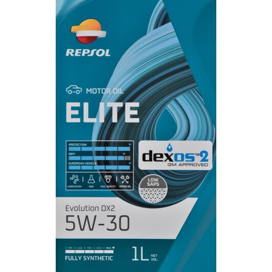 Моторное масло Repsol Elite Evolution DX2 5W-30 1 л на Hyundai ix35