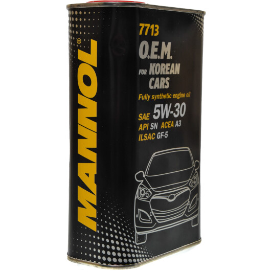 Моторное масло Mannol O.E.M. For Korean Cars (Metal) 5W-30 1 л на Renault Rapid