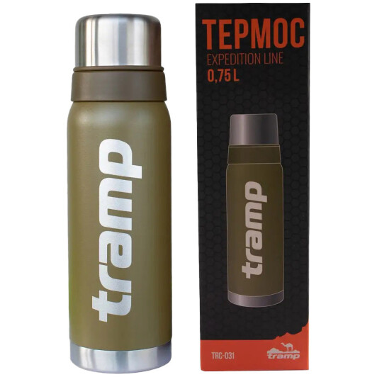 Термос Tramp Expedition Line 750 мл, оливковый оливковый