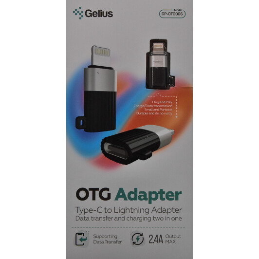 Переходник Gelius GP-OTG006 Apple Lightning - USB type-C