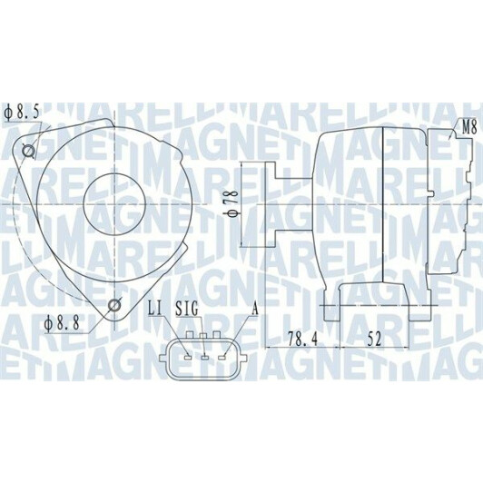 Генератор Magneti Marelli 943319891010