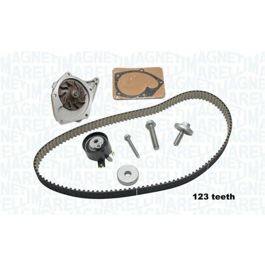 Комплект ремня ГРМ + помпа Magneti Marelli 341404170002