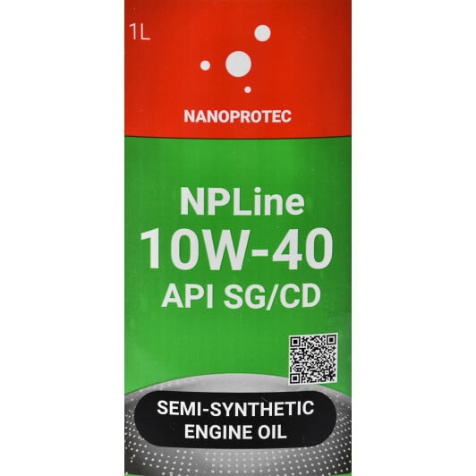 Моторное масло Nanoprotec NPLine SG/CD 10W-40 1 л на Peugeot 4007