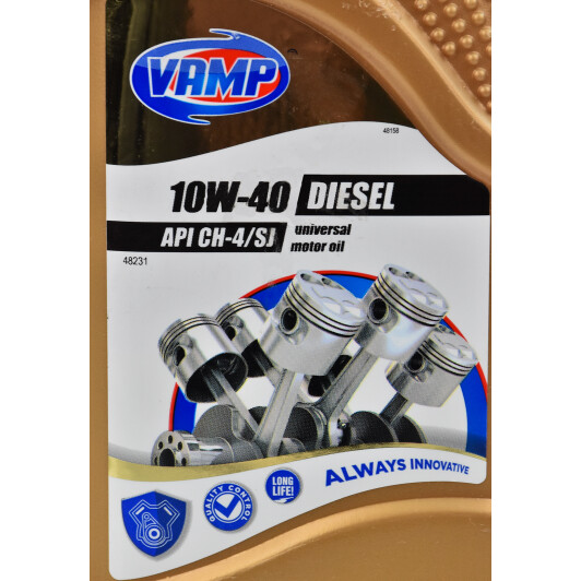 Моторное масло VAMP Diesel 10W-40 1 л на Ford Fiesta