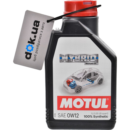 Моторное масло Motul Hybrid 0W-12 1 л на Iveco Daily VI