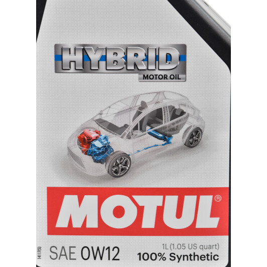 Моторна олива Motul Hybrid 0W-12 1 л на Iveco Daily VI
